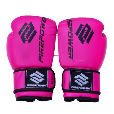 Боксерские перчатки Firepower FPBGA11 Розовые, 10oz, 10oz
