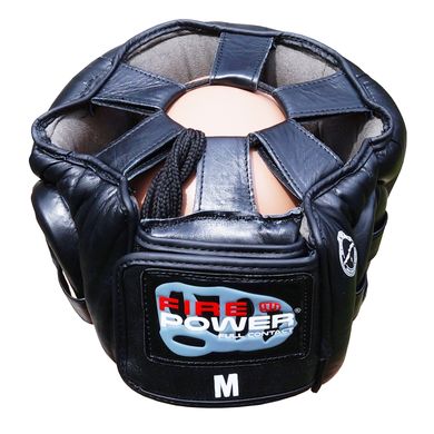 Шолом боксерський для тренувань з бампером Firepower FPHG6 Чорний, M, M