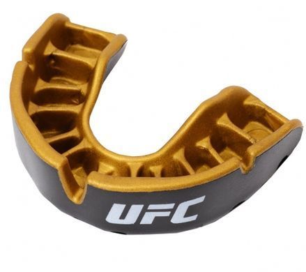 Детская капа OPRO Self-fit UFC Full Pack Junior Gold Черная