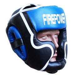 Шлем боксерский для тренировок Firepower FPHGA5 Синий, M, M