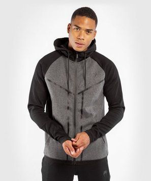 Худі Venum Laser X Connect Hoodie Dark Heather Grey, Сірий-Чорний, S
