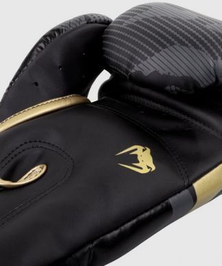 Боксерские перчатки Venum Elite Dark Camo Gold, 8 oz