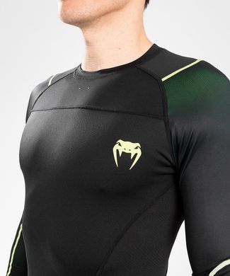 Рашгард Venum Fusion 2.0 Rashguard Long sleeves Black Yellow, Черный, S