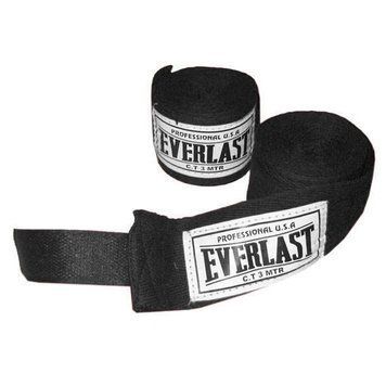 Бинты боксерские хлопковые EVERLAST VL-0003 Black 3м 3м