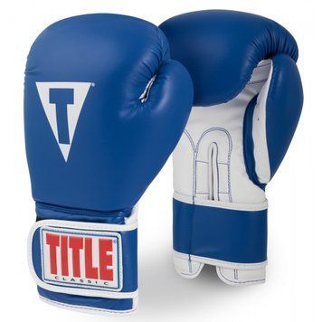 Боксерські рукавички TITLE Boxing PRO STYLE Training 3.0 Сині 12oz