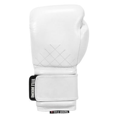 Боксерские перчатки Title Boxing Ko-Vert Training Gloves White, 12 oz