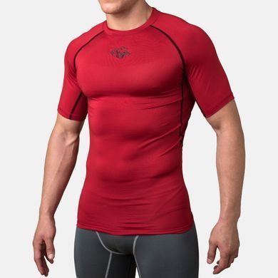 Компрессионная футболка Peresvit Air Motion Compression T-shirt Red Black, Черный-Красный, L