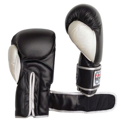 Боксерські рукавички Firepower FPBG9 Чорні з сірм, 10oz, 10oz
