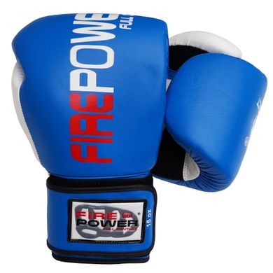Боксерские перчатки Firepower FPBG2 Синие, 12oz, 12oz