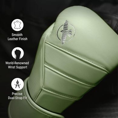Боксерские перчатки Hayabusa T3 Kanpeki Boxing Gloves Summer Moss Green, 12 oz