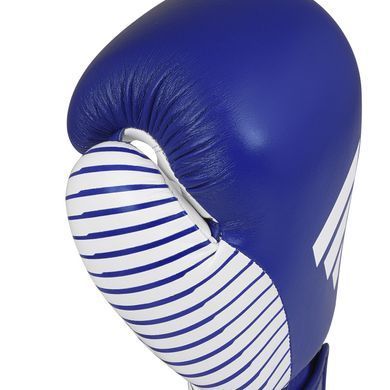 Рукавички Adidas для боксу та кікбоксингу з ліцензією Wako | синій/білий | adiKBWKF200