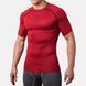Компрессионная футболка Peresvit Air Motion Compression T-shirt Red Black, Черный-Красный, L