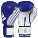 Рукавички Adidas для боксу та кікбоксингу з ліцензією Wako | синій/білий | adiKBWKF200