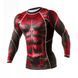 Рашгард Peresvit Beast Silver Force Rashguard Long Sleeve Red, Червоний, S