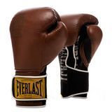 Боксерские перчатки Everlast 1910 Training Gloves Hook and Loop Brown, 12 oz