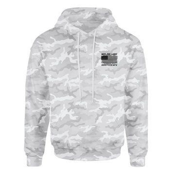 Худі Howitzer Molon Labe Slither Po Hood, Білий-Сірий, M