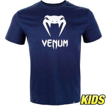 Дитяча футболка Venum Classic T-shirt Navy Blue, YS