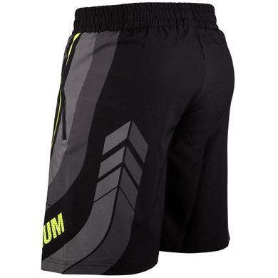 Шорты Venum Technical 2.0 Fitness Short Black Yellow, Синий-Лаймовый, XXS