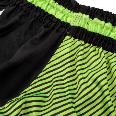 Шорты для тайского бокса Venum Training Camp 2.0 Muay Thai Shorts Black Neo Yellow, XS