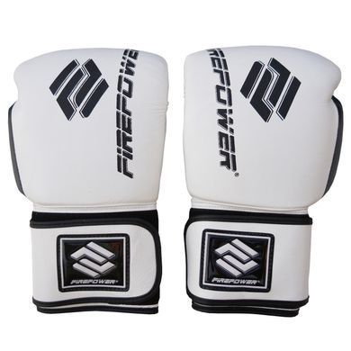 Боксерские перчатки Firepower FPBG2N Белые, 18oz