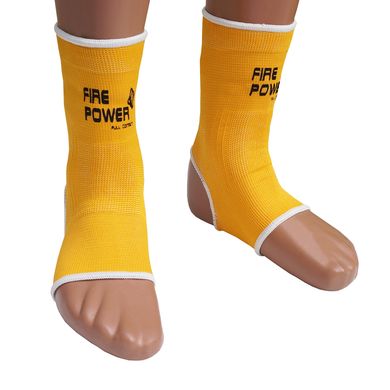 Захист голеностопу (бандаж) FirePower FPAG1 Жовтий, S, S