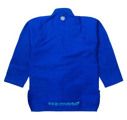 Кимоно для бразильского джиу-джитсу Tatami Estilo Black Label Синее с серым, A0, A0