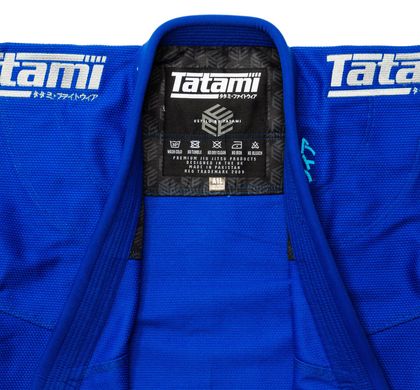 Кімоно для бразильського джиу-джитсу Tatami Estilo Black Label Синє з сірим, A0, A0