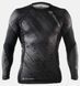 Рашгард Peresvit Immortal 2.0 Rashguard Long Sleeve Black Rain, Черный-Серый, L