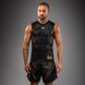 Рашгард Venum Serpenti Sleeveless Rashguard Black Silver Gold, Чорний, XL