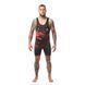Борцовское трико Peresvit Turmoil Wrestling Singlet Red Black, Черный-Красный, M