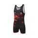 Борцовское трико Peresvit Turmoil Wrestling Singlet Red Black, Черный-Красный, M