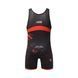 Борцовское трико Peresvit Turmoil Wrestling Singlet Red Black, Черный-Красный, M