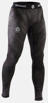 Компрессионные штаны Peresvit Immortal 2.0 MMA Leggings Black Rain, Черный, S