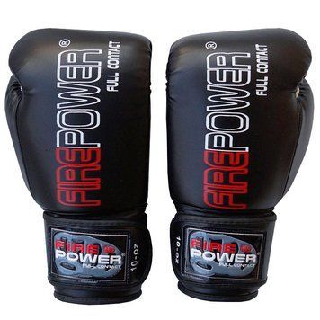 Боксерські рукавички Firepower FPBGA1 New Чорні 10oz