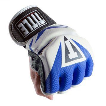 Рукавиці для MMA Title Command Pro Fight Glove Black Blue, M