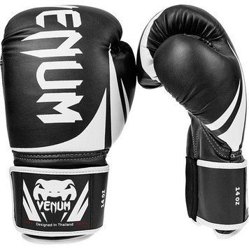 Боксерские перчатки Venum Challenger 2.0 Boxing Gloves Black White, 16 oz