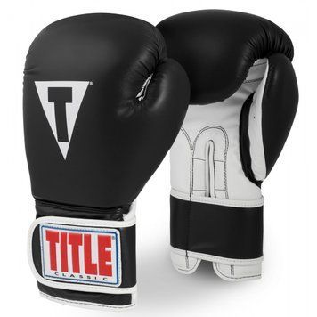 Боксерські рукавички TITLE Boxing PRO STYLE Training 3.0 Чорні 12oz