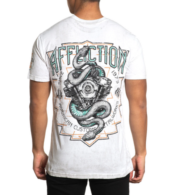Футболка Affliction AC Ironsmith Tee White, S