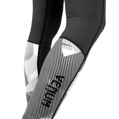 Жіночі легінси Venum Dune 2.0 Leggings Black White, Чорний-Сірий, L