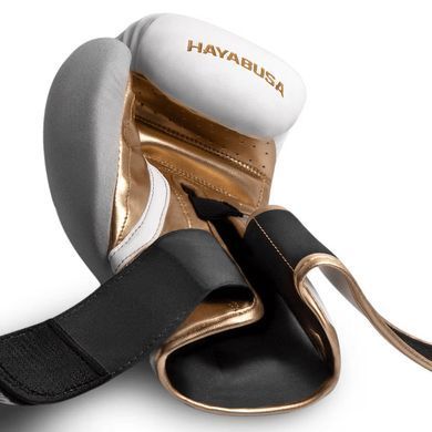 Боксерські рукавиці Hayabusa T3 Boxing Gloves White Gold, 14 oz
