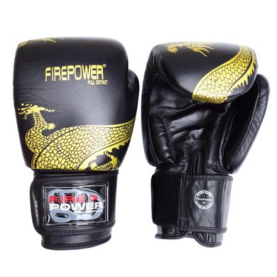 Боксерские перчатки Firepower FPBG8 Черные, 10oz, 10oz