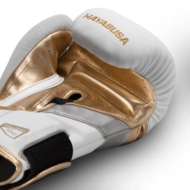 Боксерські рукавиці Hayabusa T3 Boxing Gloves White Gold, 14 oz