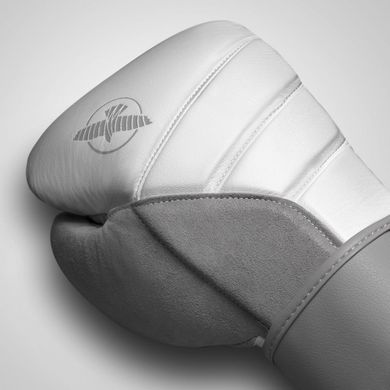 Боксерские перчатки Hayabusa T3 Boxing Gloves White Grey, 10 oz