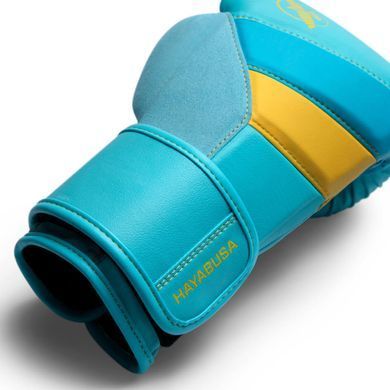 Боксерские перчатки Hayabusa T3 Boxing Gloves Blue Yellow, 12 oz