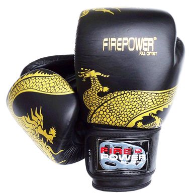 Боксерские перчатки Firepower FPBG8 Черные, 10oz, 10oz
