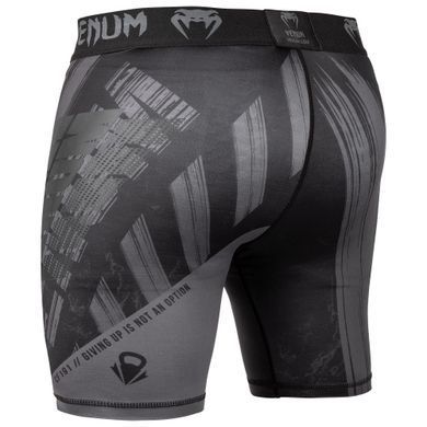 Компрессионные шорты Venum AMRAP Compression Shorts Black Grey, Cерый, S
