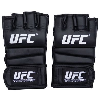 Перчатки ММА UFC Practic Черные, M, M