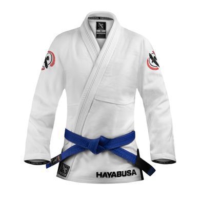 Жіноче кімоно для бразильського джиу-джитсу Hayabusa Valor Lightweight (Штани RipStop) Біле F0