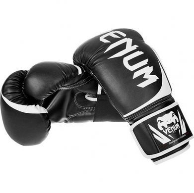 Боксерские перчатки Venum Challenger 2.0 Boxing Gloves Black White, 16 oz