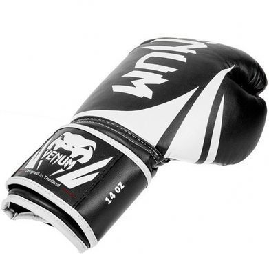 Боксерские перчатки Venum Challenger 2.0 Boxing Gloves Black White, 16 oz
